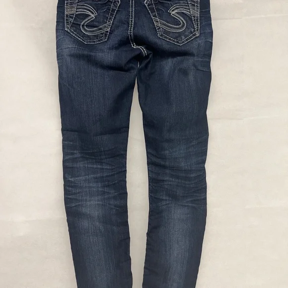 NEW Silver Jeans Tuesday Mid Rise Skinny Jean 25 - Picture 4 of 7